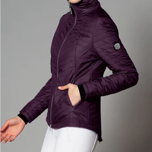 Noel Asmar Berlin Jacket Plum - Ladies Size M - Picture 2 of 3